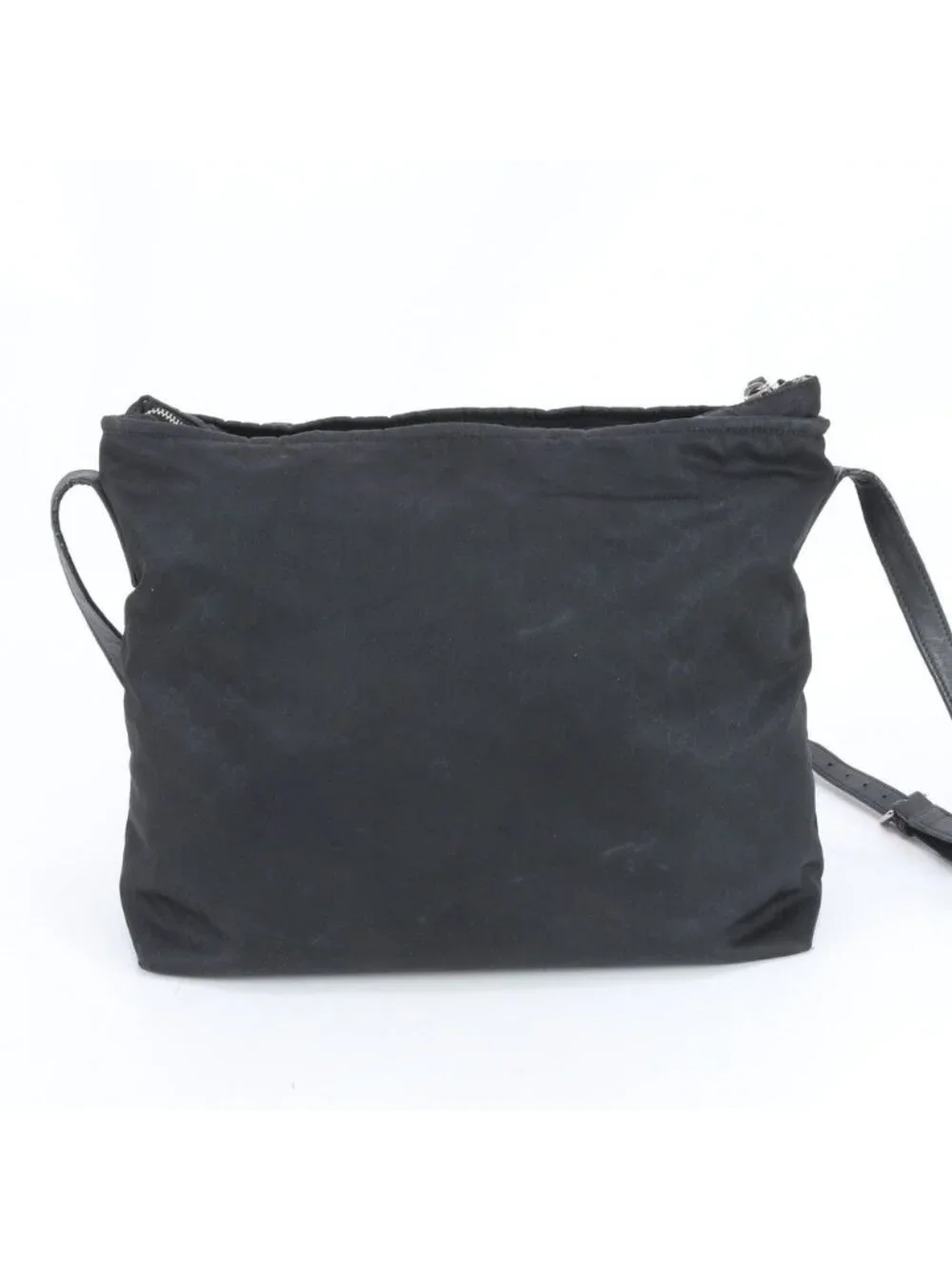 Gucci Leather Shoulder Bag Crossbody Messenger Business Tote Black